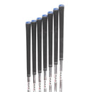 TaylorMade Qi Steel Mens Left Hand Irons 5-SW Regular - KBS Max 85