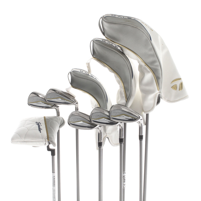 TaylorMade Kalea Gold Graphite Ladies Right Hand Package Set Ladies - TaylorMade 40 Soft