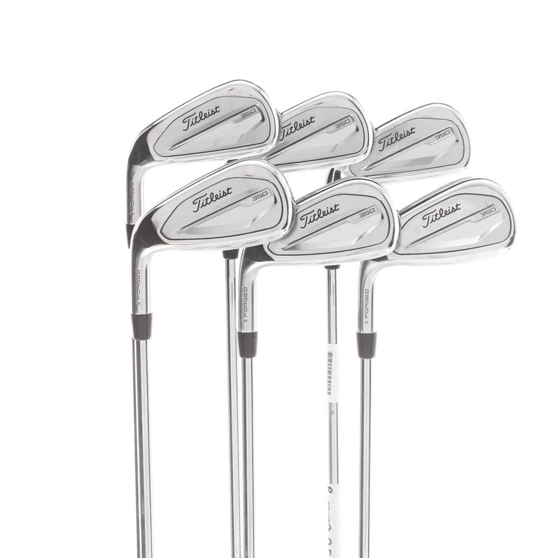 Titleist T350 Steel Mens Left Hand Irons 5-PW Regular - True Temper AMT Red R300