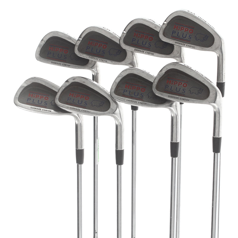 Hippo Plus Steel Mens Right Hand Irons 3-SW Stiff - True Temper Dynamic Gold S400