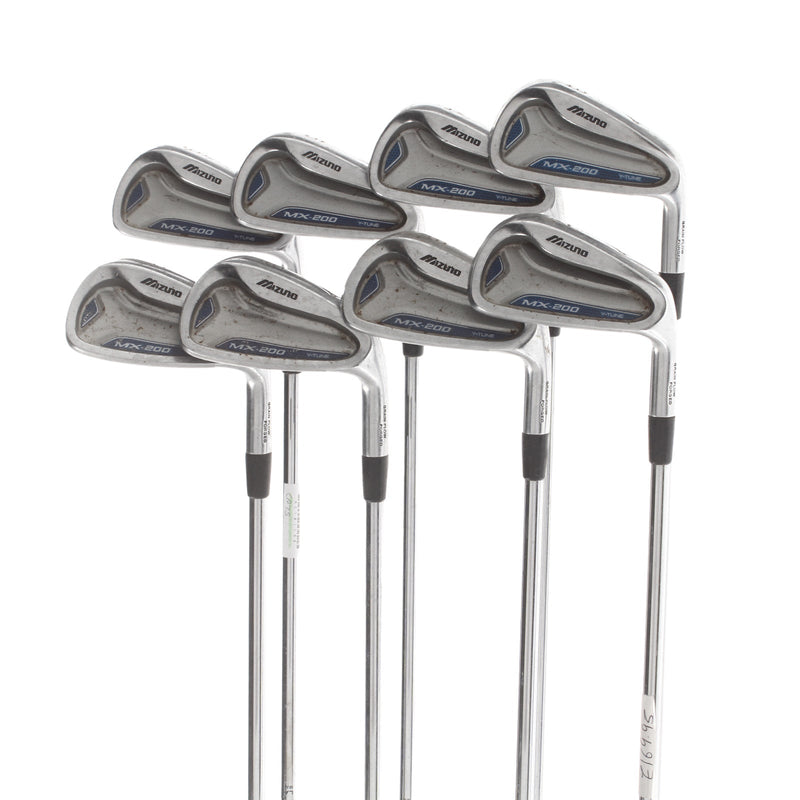 Mizuno MX-200 Steel Mens Right Hand Irons 3-PW Regular - Dynamic Gold