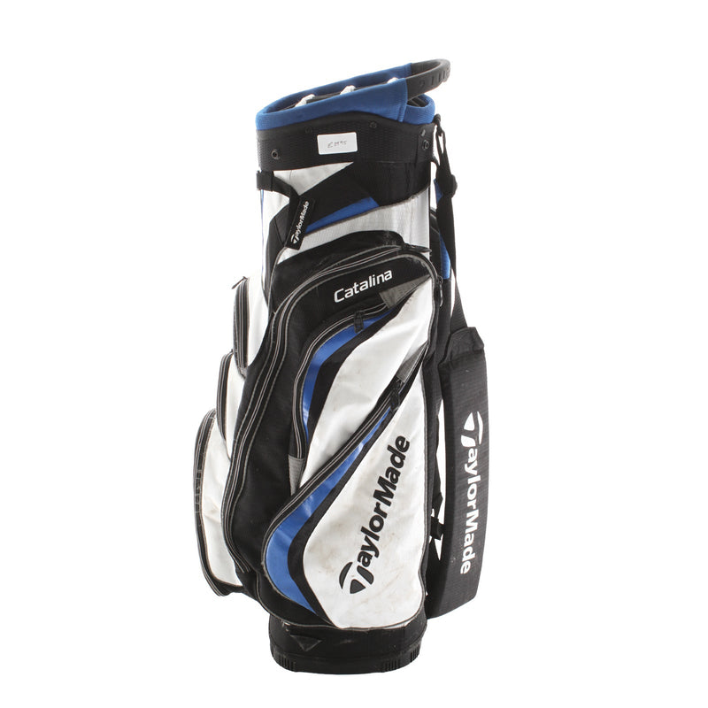 TaylorMade Catalina Cart Bag - Black/White/Blue