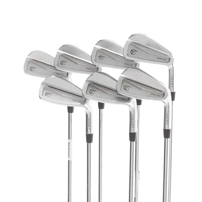 Takomo 201 Steel Mens Right Hand Irons 4-PW Stiff - KBS Tour 120