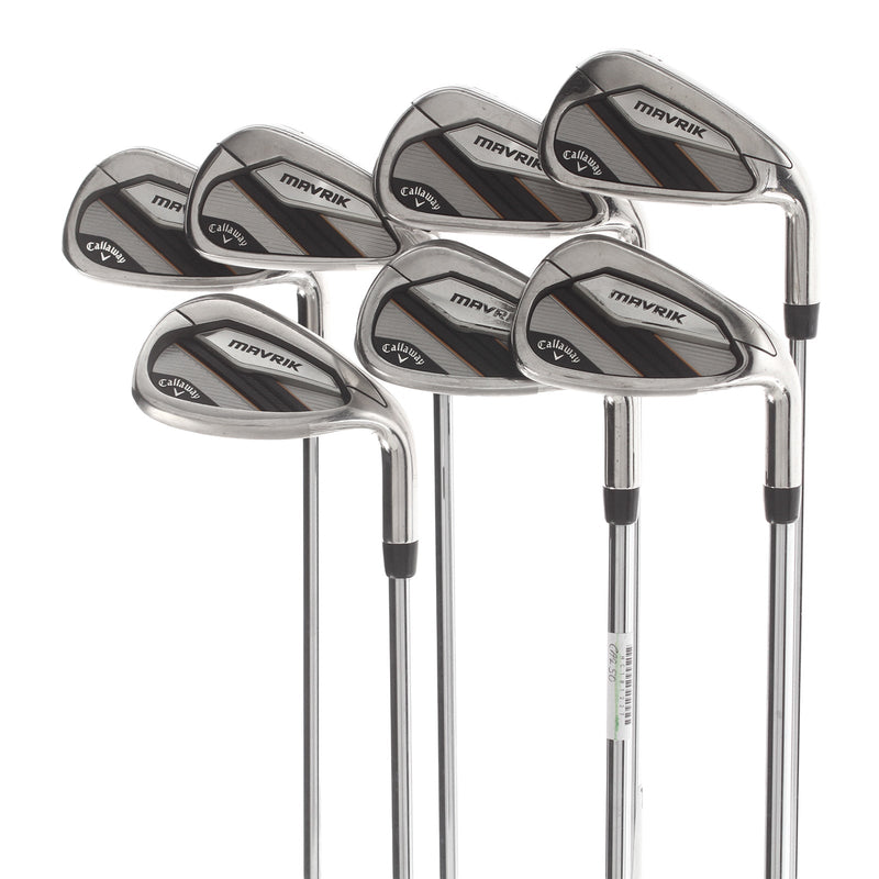 Callaway Mavrik Steel Mens Right Hand Irons 5-SW Regular - True Temper Elevate 95