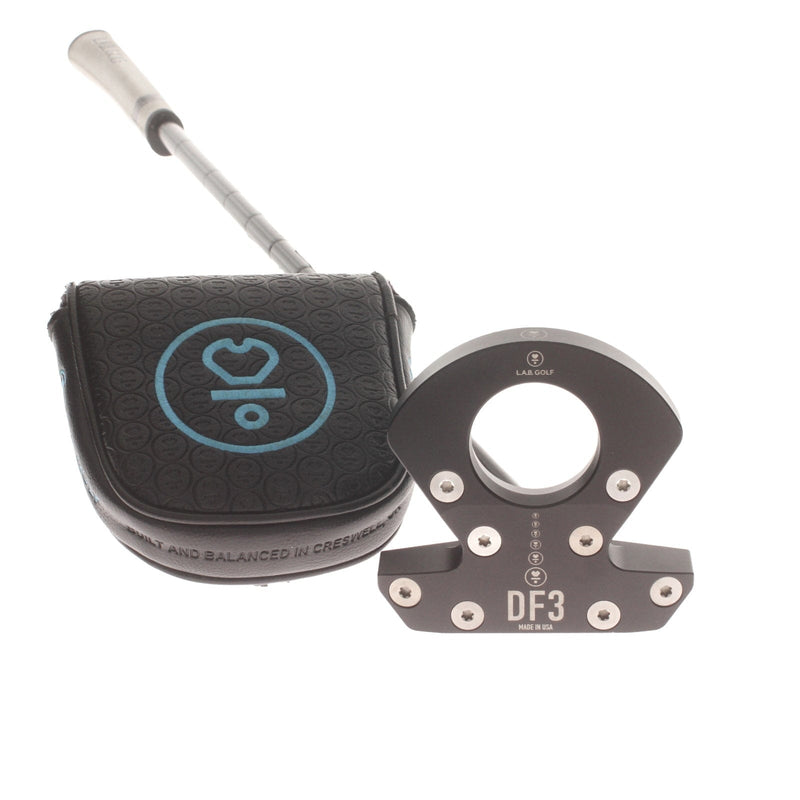 L.A.B. Golf DF3 Mens Right Hand Putter 35" Mallet - Press Pistol 2*