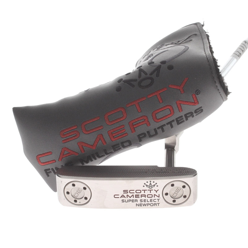 Scotty Cameron Super Select Newport Mens Right Hand Putter 35" Blade - Golf Pride Scotty Cameron Design