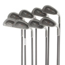 Ping Eye 2 Graphite Mens Right Hand Irons 4-SW Orange Dot 2.25* Flat Regular - Aldila