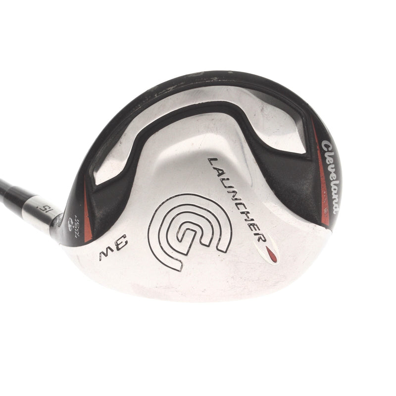 Cleveland Launcher Graphite Mens Right Hand Fairway 3 Wood 15* Stiff - Fujikura Fit-On 65g