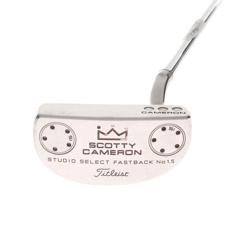 Scotty Cameron Studio Select Fastback No 1.5 Mens Right Hand Putter 34.5" Mid-Mallet - Golf Pride Tour Classic