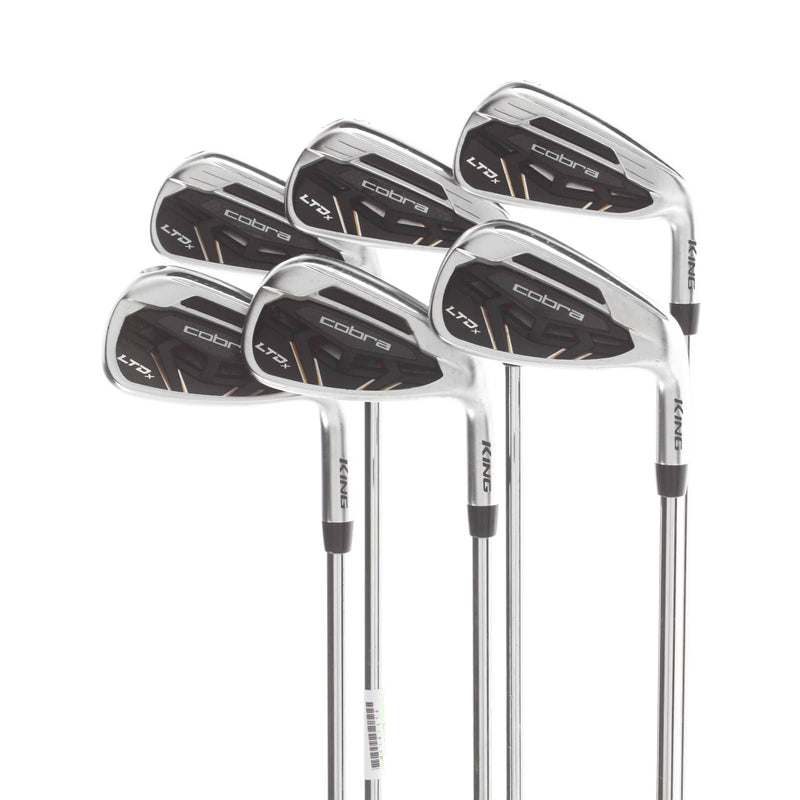 Cobra LTDx Steel Mens Right Hand Irons 5-PW Regular - KBS Tour 90