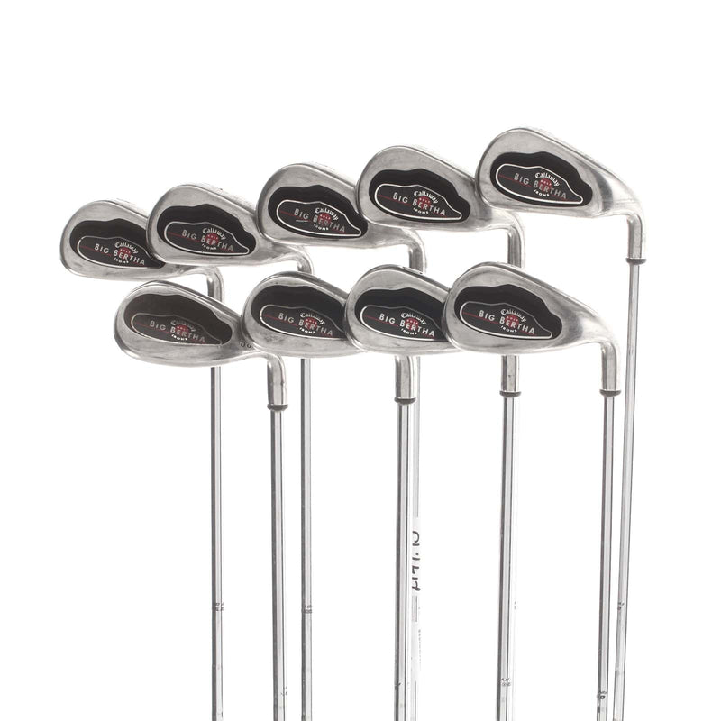 Callaway Big Bertha 2004 Steel Mens Right Hand Irons 4-10+W+SW Uniflex - Callaway Big Bertha
