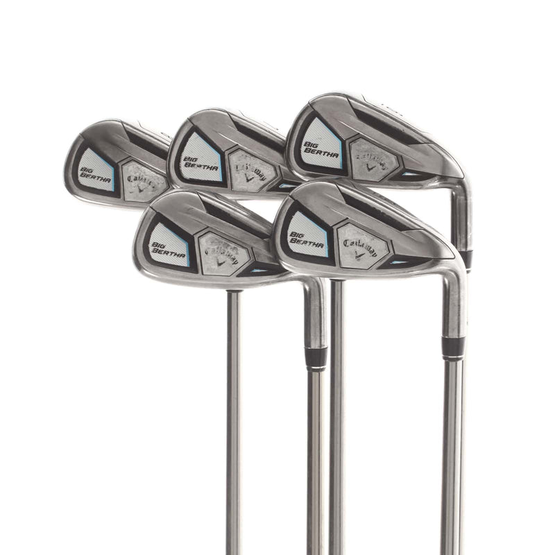 Callaway Big Bertha Graphite Ladies Right Hand Irons 6-PW Ladies - UST Mamiya Recoil 450 F1