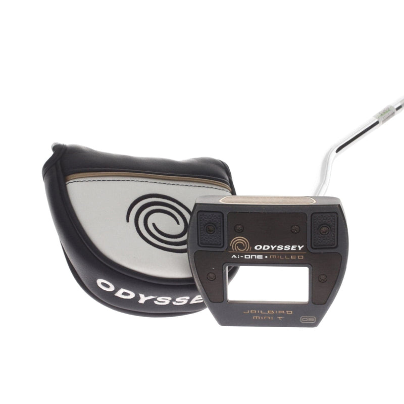Odyssey Ai-One Milled Jailbird Mini T Mens Right Hand Putter 34" Mallet - Odyssey