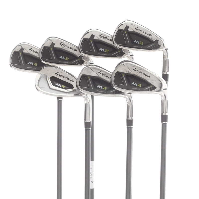 TaylorMade M2 Graphite Mens Right Hand Irons 5-SW Regular - REAX 65