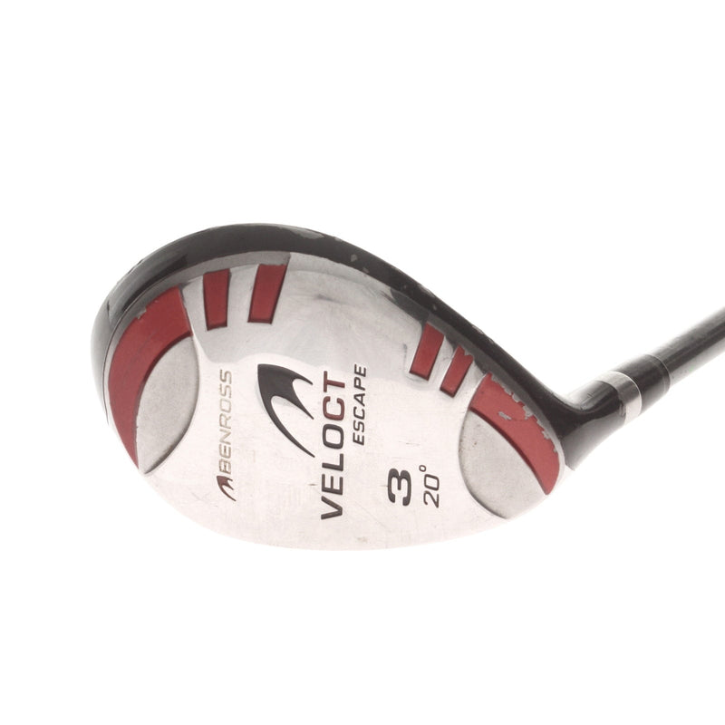 Benross Veloct Graphite Mens Left Hand 3 Hybrid 20* Regular - Grafalloy ProLaunch Platinum