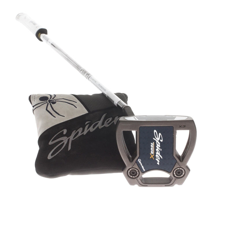 TaylorMade Spider Tour X 2023 Mens Left Hand Putter 34" Mallet KBS - Super Stroke Pistol 1.0