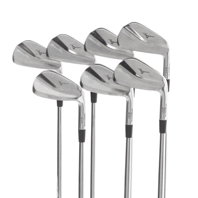 Mizuno Pro 241 Steel Mens Right Hand Irons 4-PW Stiff - Dynamic Gold 105 S300