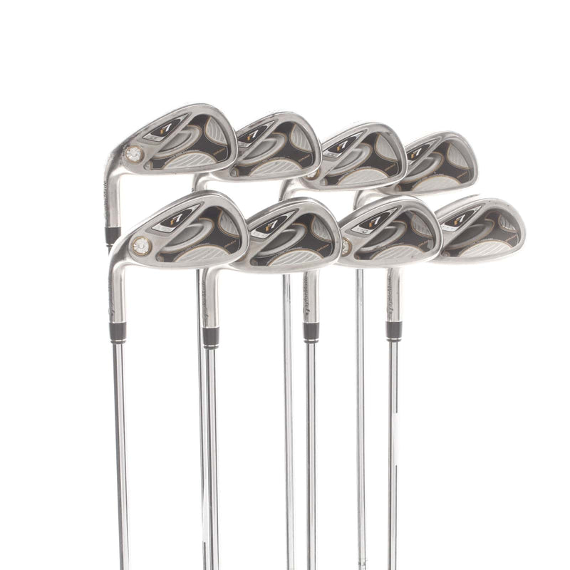 TaylorMade R7 Draw Steel Mens Left Hand Irons 4-SW Regular - TaylorMade