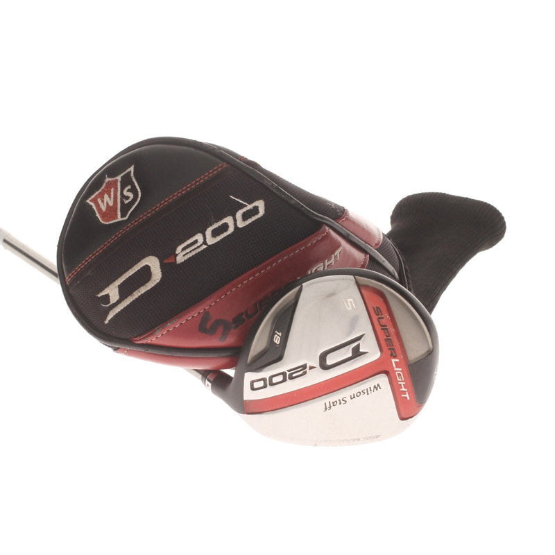 Wilson D200 Graphite Mens Right Hand Fairway 5 Wood 18* Regular - UST Mamiya Elements