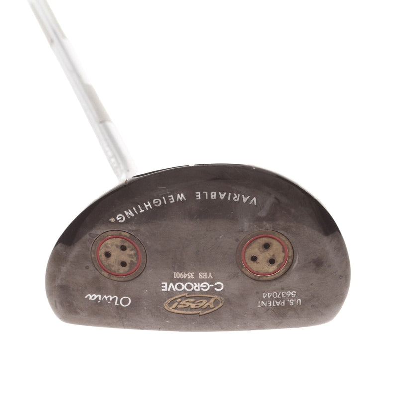 Yes! C-Groove Olivia Mens Right Hand Putter 34" Mid-Mallet - Winn+ AVS