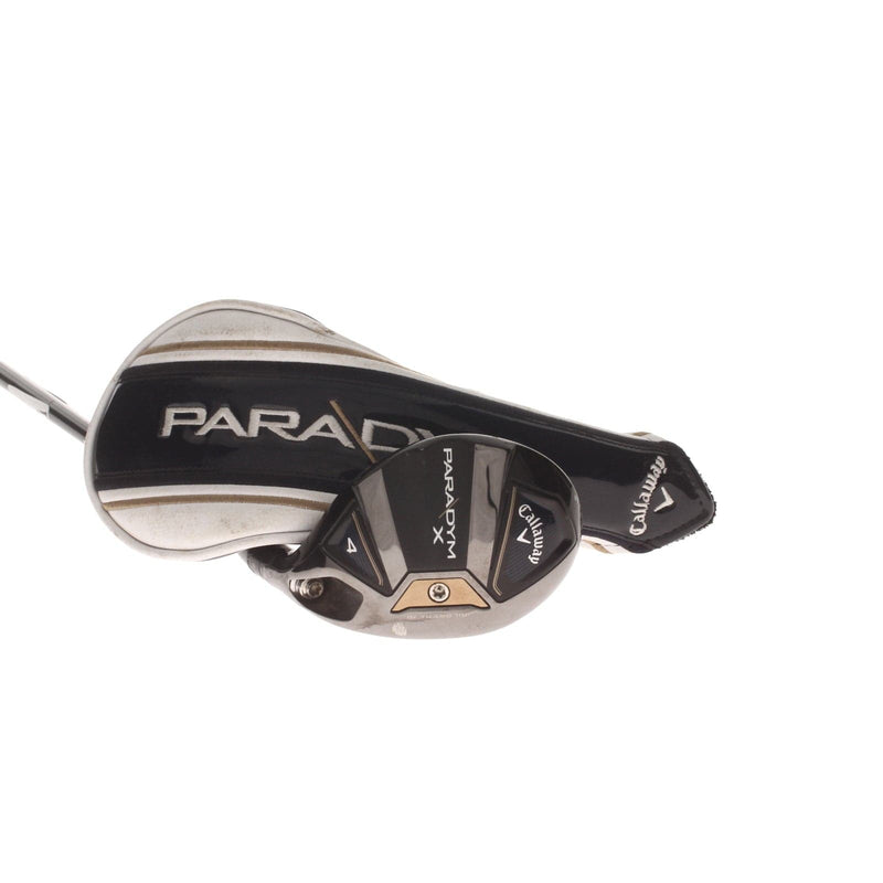 Callaway Paradym X Graphite Mens Right Hand 4 Hybrid 21* Regular - Project X HZRDUS Silver 65