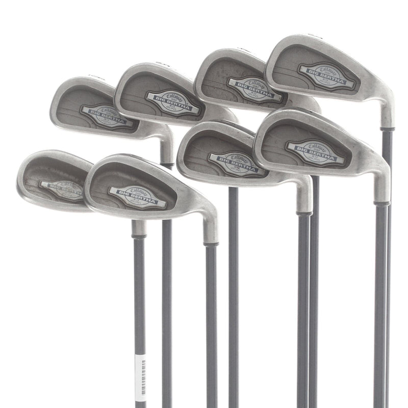 Callaway Big Bertha X-12 Graphite Mens Right Hand Irons 3-SW Regular - RCH 99