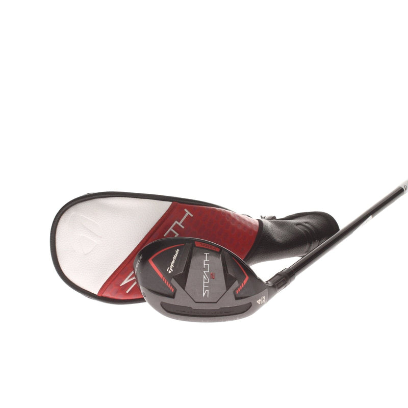 TaylorMade Stealth 2 Graphite Mens Left Hand 4 Hybrid 22* Regular - Fujikura Ventus Red 6-R