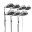 TaylorMade Qi Steel Mens Left Hand Irons 5-SW Regular - KBS Max 85