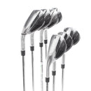 TaylorMade Qi Steel Mens Left Hand Irons 5-SW Regular - KBS Max 85