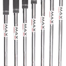 TaylorMade Qi Steel Mens Left Hand Irons 5-SW Regular - KBS Max 85