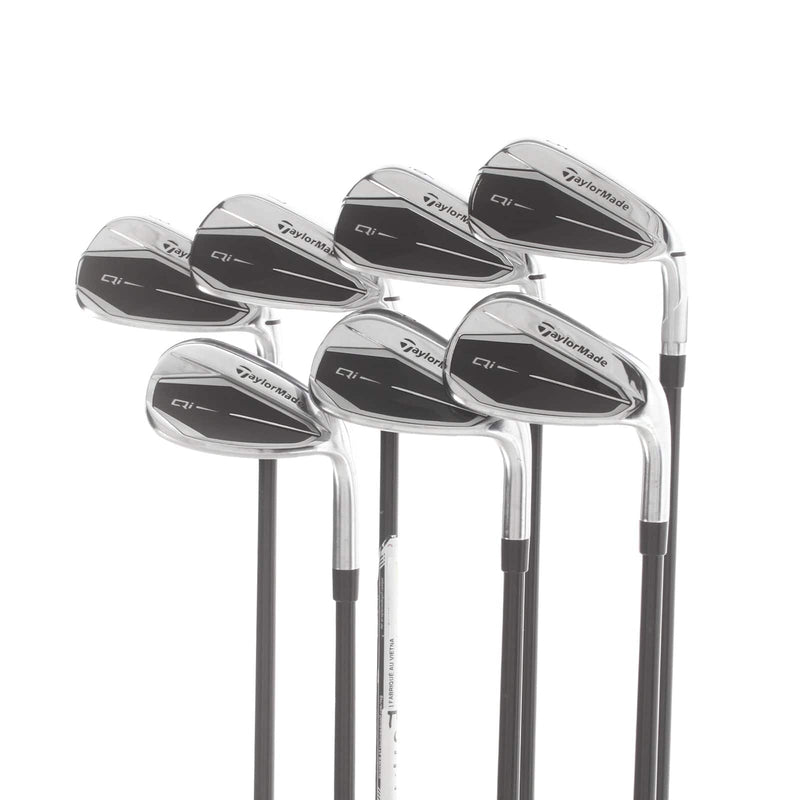 TaylorMade Qi Graphite Mens Right Hand Irons 5-SW Regular - Fujikura Ventus TR Blue 6-R