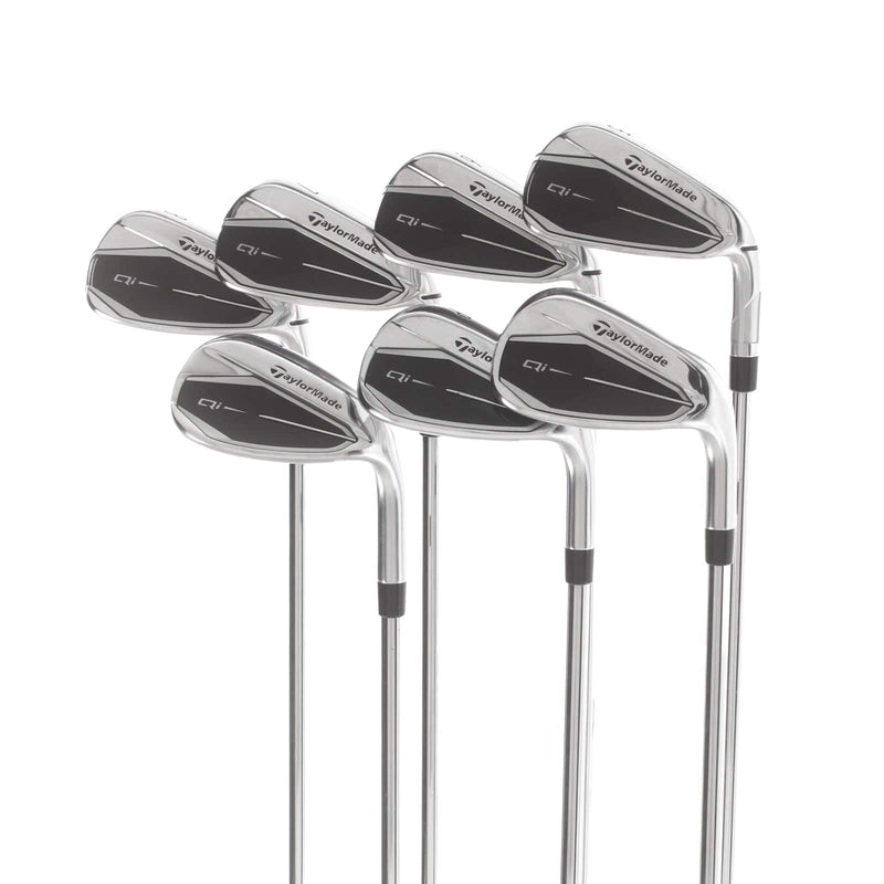 TaylorMade Qi Steel Mens Right Hand Irons 5-SW Regular - KBS MT 85