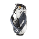 TaylorMade Qi10 Staff Stand Bag - Silver/Blue