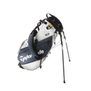 TaylorMade Qi10 Staff Stand Bag - Silver/Blue