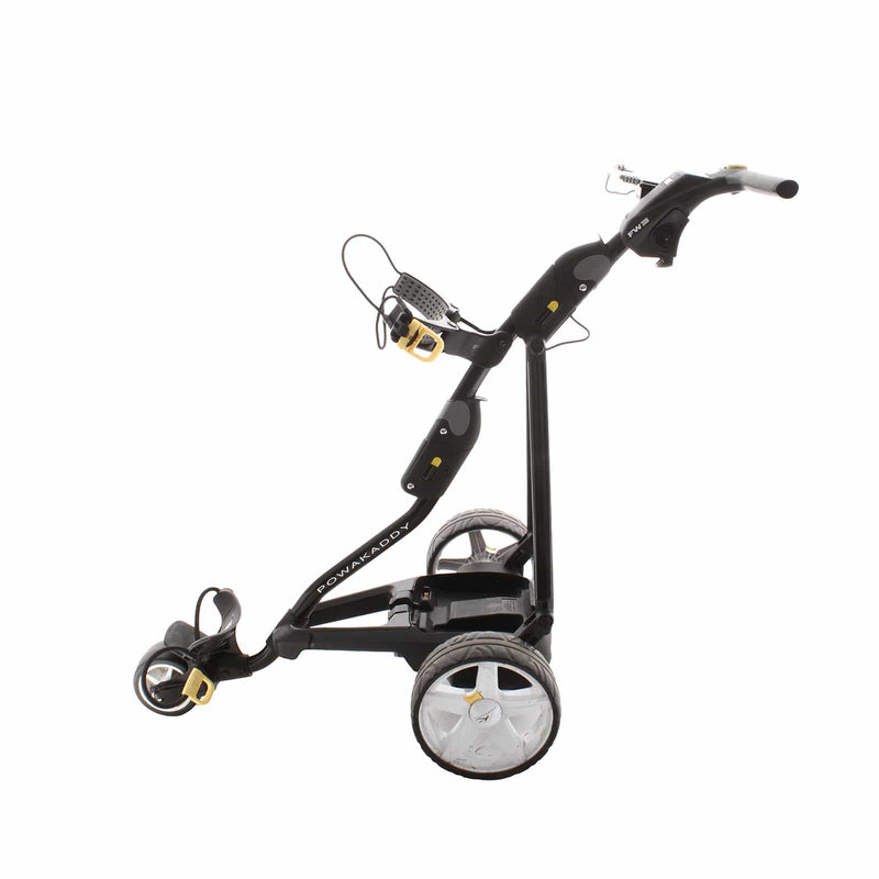 PowaKaddy FW3 3-Wheel Electric Trolley 18 Hole Lead Acid - Black