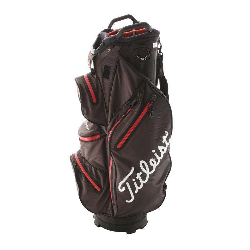 Titleist Stadry Cart Bag - Black/Red/White