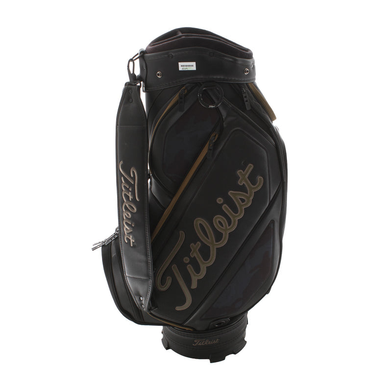 Titleist Midnight Camo Edition Midsize Golf Staff Cart Bag - Black/Bronze