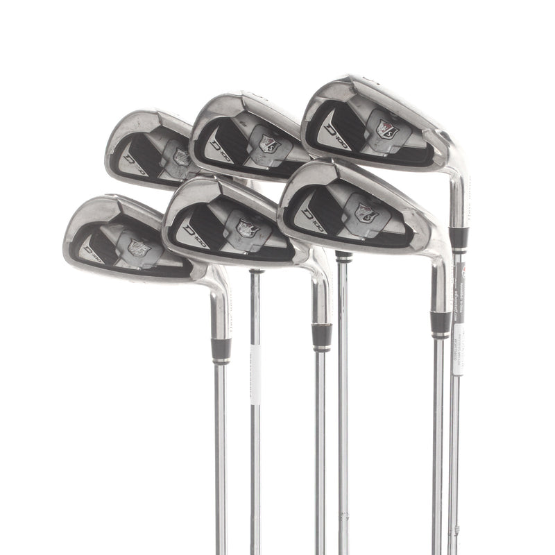 Wilson D100 Steel Mens Right Hand Irons 5-PW Uniflex - True Temper