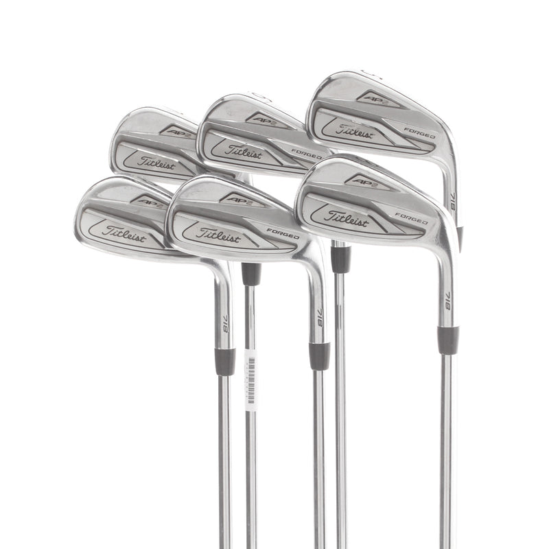 Titleist AP2 718 Steel Mens Right Hand Irons 5-PW Regular - AMT Tour White