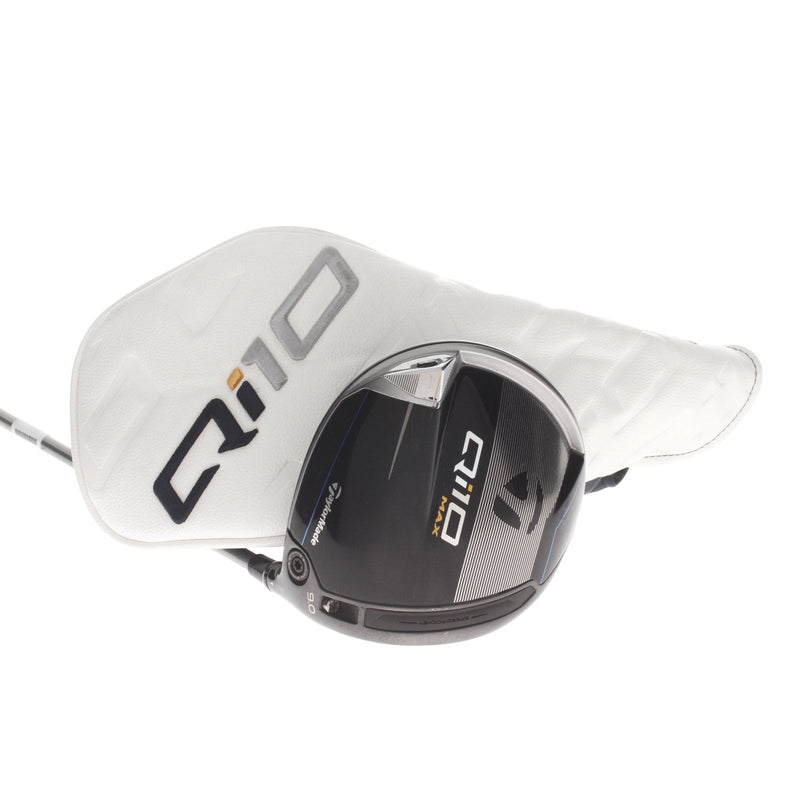 TaylorMade Qi10 Max Graphite Mens Right Hand Driver 9* Stiff - Fujikura Speeder NX 50-S