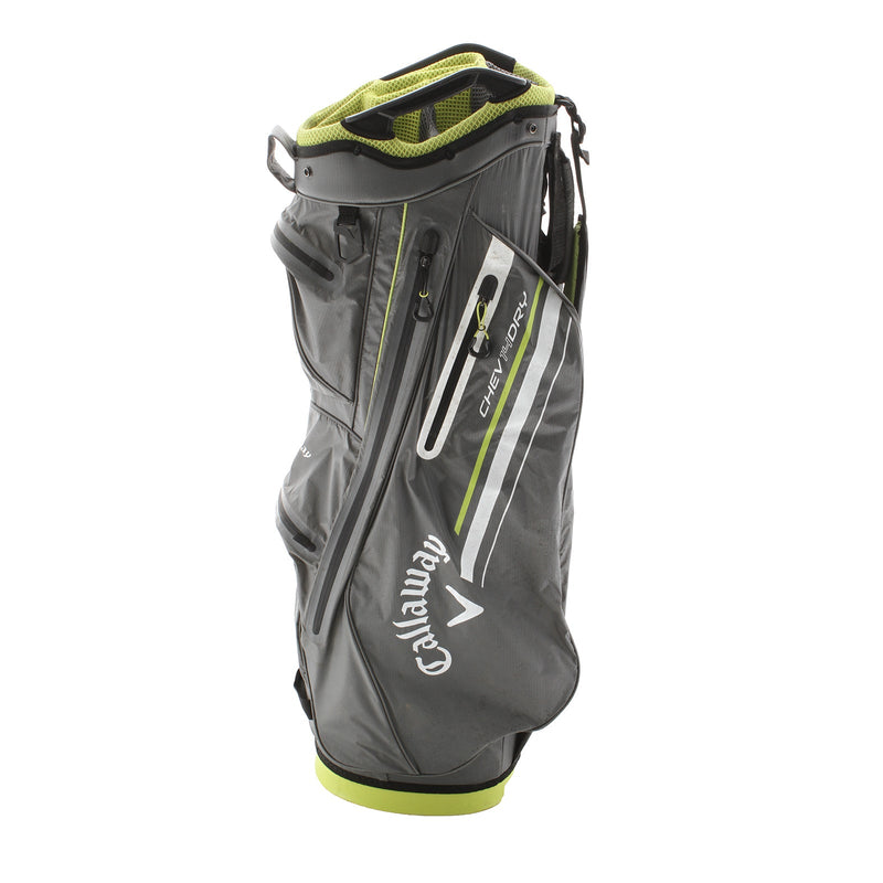 Callaway Chev 14 Dry Cart Bag - Grey/White/Lime