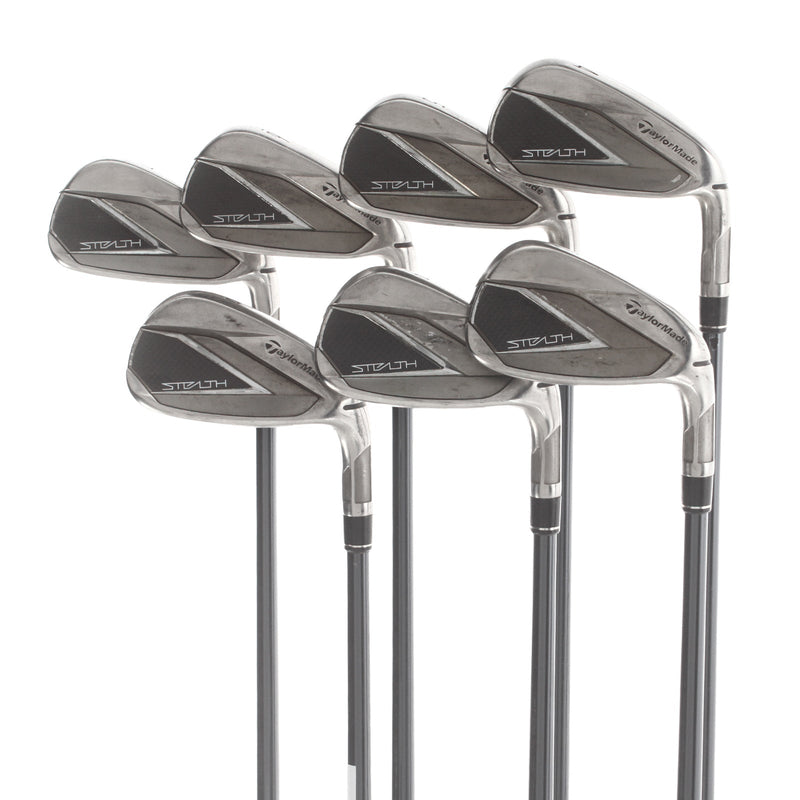 TaylorMade Stealth Graphite Mens Right Hand Irons 4-PW Regular - UST Mamiya Recoil Dart F3 65