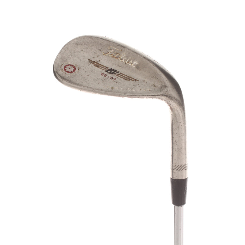 Titleist Vokey Spin Milled Steel Mens Right Hand Lob Wedge 60* 7 Bounce Wedge - True Temper Dynamic Gold