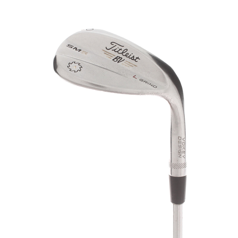 Titleist Vokey SM6 Steel Mens Right Hand Lob Wedge 60* 4 Bounce L Grind Wedge - True Temper Dynamic Gold
