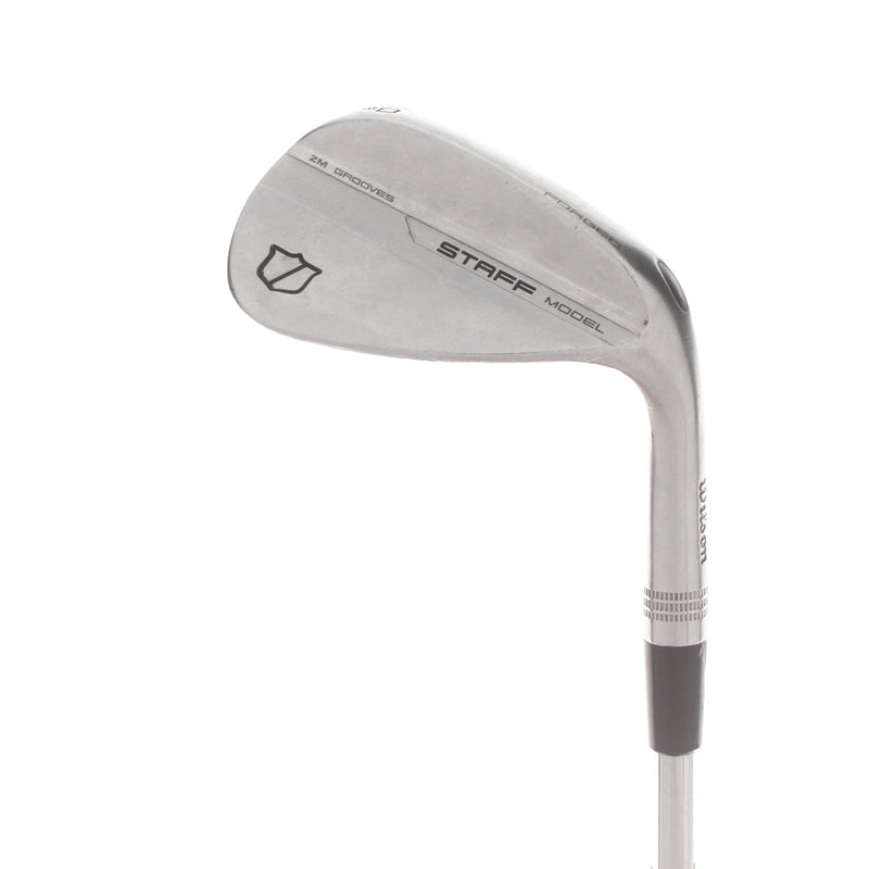 Wilson Staff Model ZM Steel Mens Right Hand Gap Wedge 50* 8 Bounce ZM Grind Wedge - Dynamic Gold Tour Issue Spinner