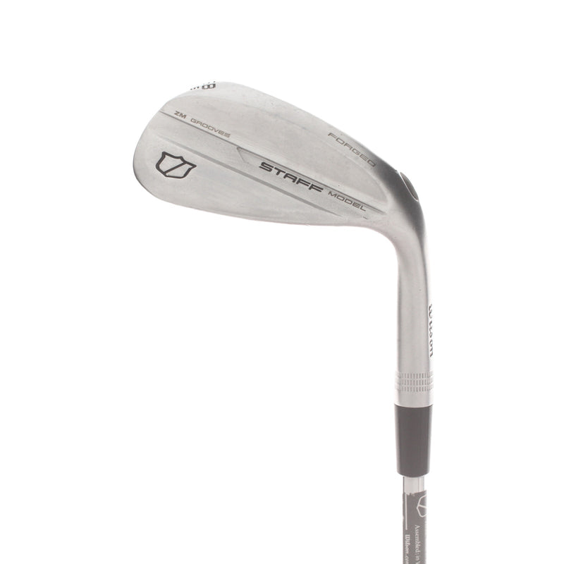 Wilson Staff Model ZM Steel Mens Right Hand Lob Wedge 58* 6 Bounce ZM Grind Wedge - Dynamic Gold Tour Issue Spinner
