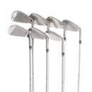 Wilson D100 Steel Mens Left Hand Irons 5-SW Uniflex - True Temper