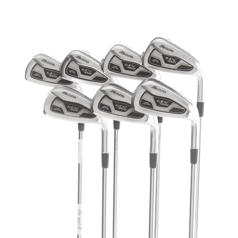 Mizuno MX-1000 Steel Mens Right Hand Irons 4-PW Regular - True Temper