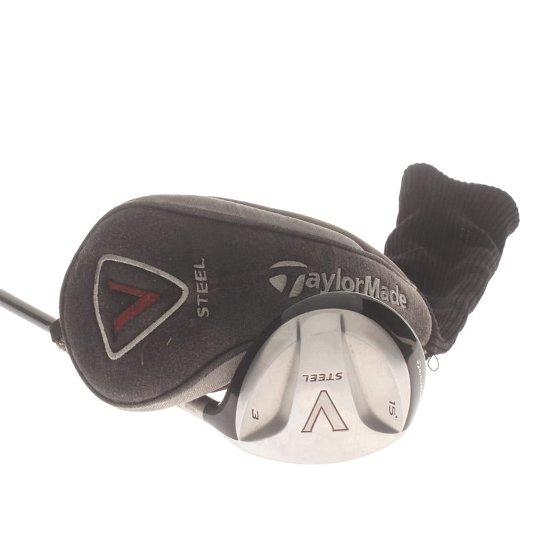 TaylorMade V Steel Graphite Mens Right Hand Fairway 3 Wood 15* Regular - TaylorMade Ultralite M.A.S.2
