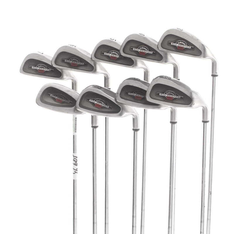 Callaway Big Bertha 1994 Steel Mens Right Hand Irons 3-SW Regular - True Temper Memphis 10